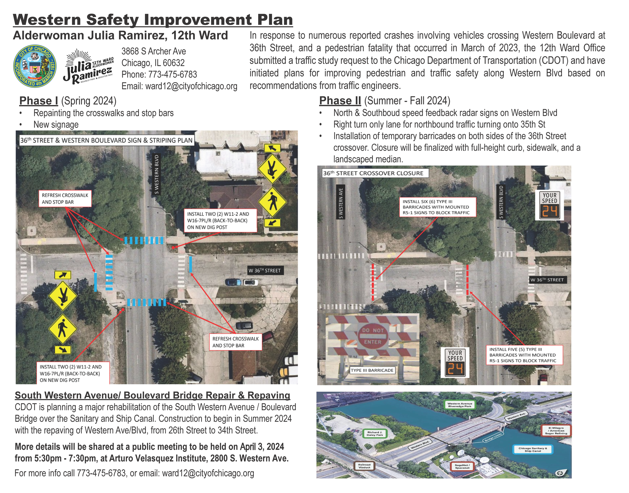 Construction Updates — Julia Ramirez - 12th Ward Alderwoman